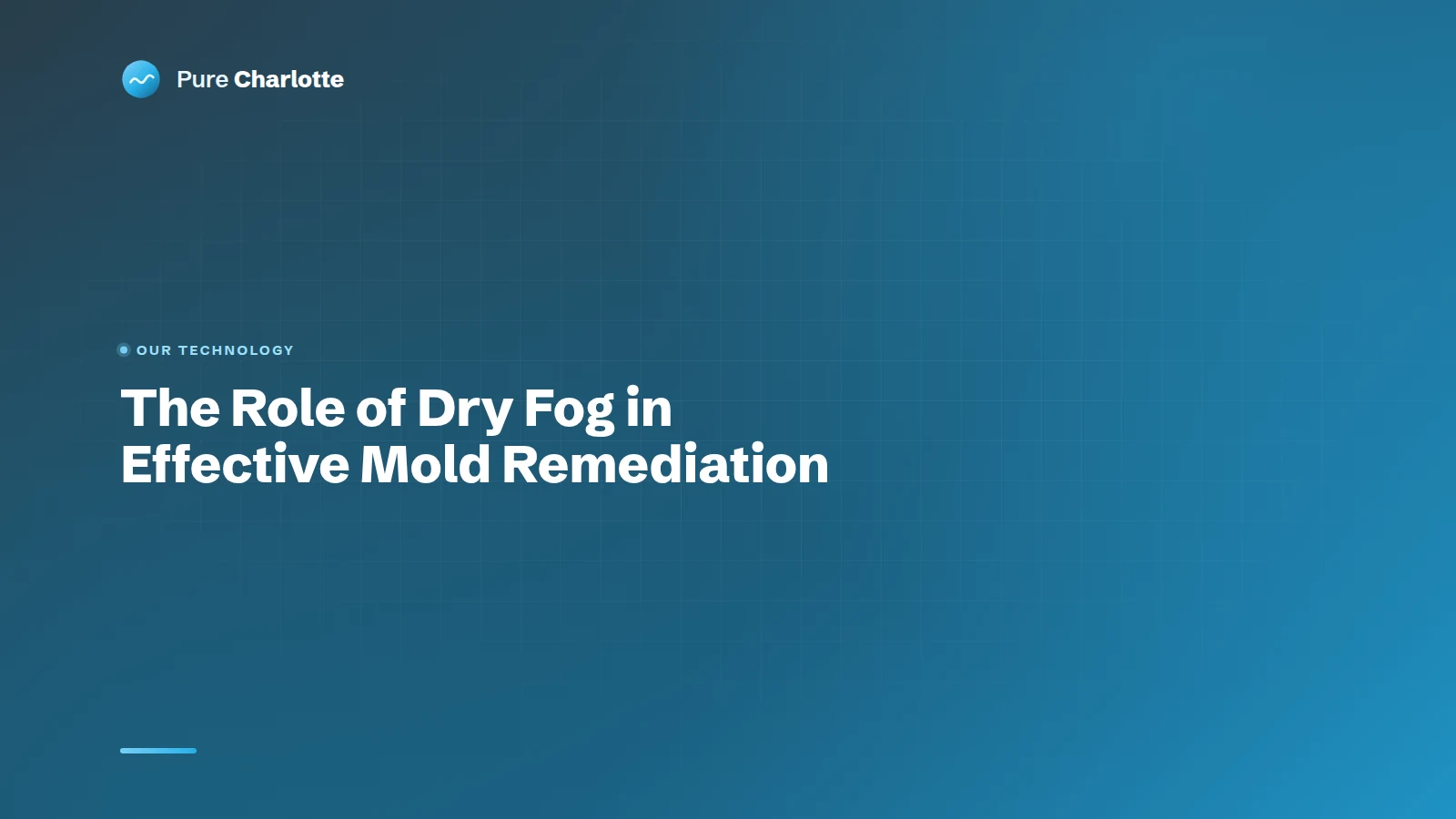 The Role of Dry Fog Treatment in Effective Mold Remediation: Pure Charlotte’s Advanced Technology